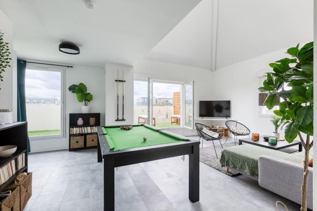 Premium Flat 6 People With Billard And Terrace Stade De France Saint-Denis  Luaran gambar