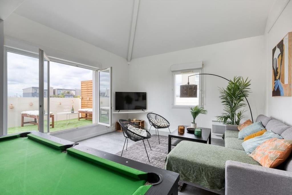 Premium Flat 6 People With Billard And Terrace Stade De France Saint-Denis  Luaran gambar