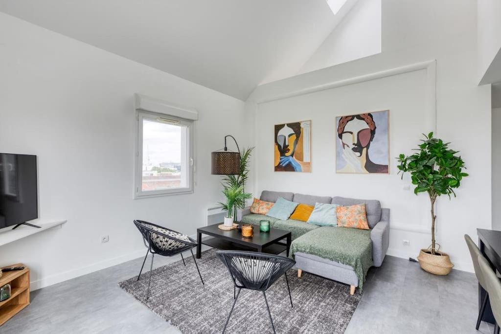 Premium Flat 6 People With Billard And Terrace Stade De France Saint-Denis  Luaran gambar